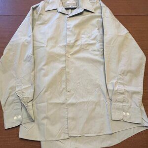 Men's Van Heusen Dress Shirt - 16.5" / 34-35" - Green - Like New